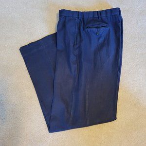 Polo Golf Cotton & Linen Navy Blue Slacks - Size 36 x 34
